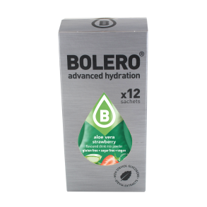 Aloe Vera Jordbr Pulversaft - 12 stk. ske