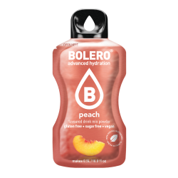 Fersken Pulversaft - 12 stk. ske