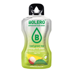 Iced Green Tea Mango &amp; Litchi Pulversaft - 12 stk. ske