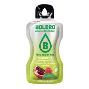 Iced Green Tea Hindbr & Granatble Pulversaft - Ls stick