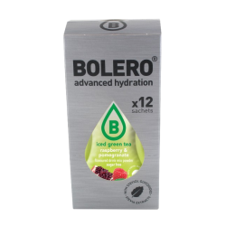 Iced Green Tea Hindbr &amp; Granatble Pulversaft - 12 stk. ske