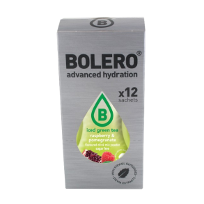 Iced Green Tea Hindbr & Granatble Pulversaft - 12 stk. ske