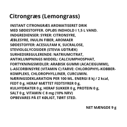 Nedsat - Citrongrs Pulversaft - Classic 12 stk ske