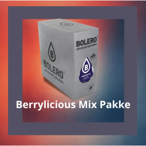 Berrylicious - Mix Pakke - 24 stk. Pulversaft