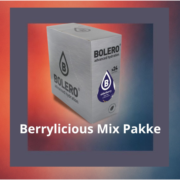 Berrylicious - Mix Pakke - 24 stk. Pulversaft