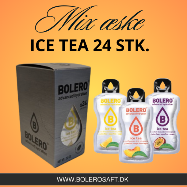 Stor Ice Tea Mix - 24 stk ske - Pulversaft