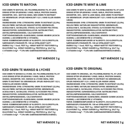 Iced Green Tea Mix Pakke