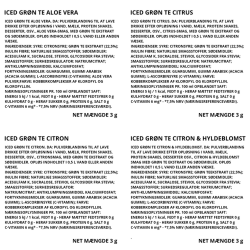 Iced Green Tea Mix Pakke