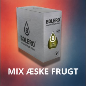 Mix ske Frugt - 24 stk. Pulversaft