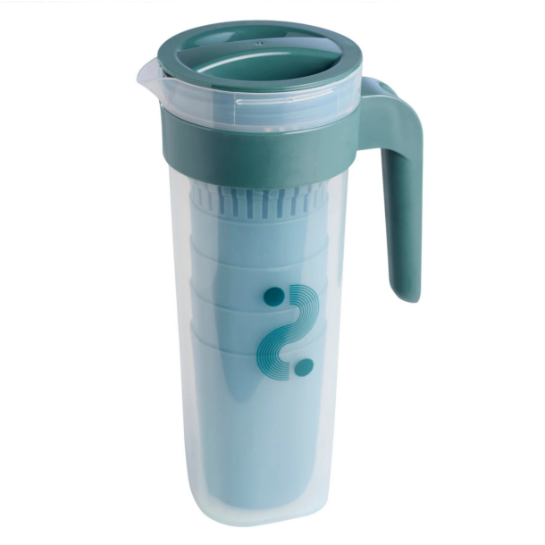 Kande - 1,2 L m. 4 Drikkeglas - Gr�n