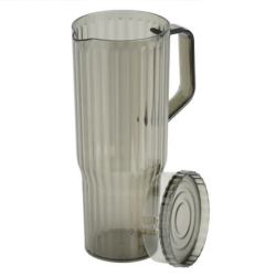 Kande m. 4 b�gre - R�gfarvet (1,2 liter)