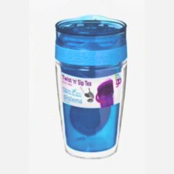 To Go Te Krus - 370 ml - Bl� - inkl. 2 ass. Bolerosticks