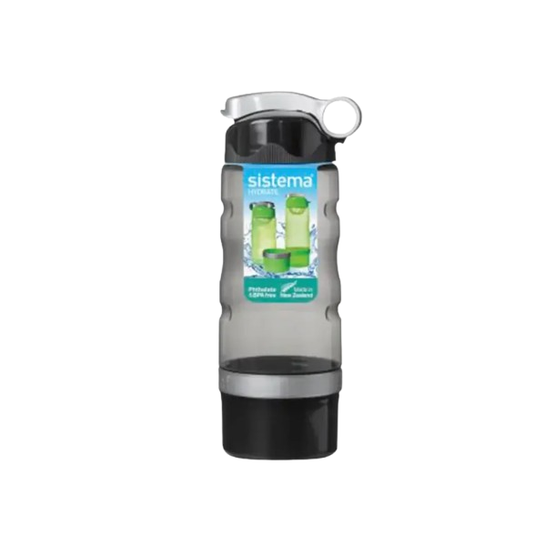 Sistema Sport Fusion/shaker - 615 ml - Sort