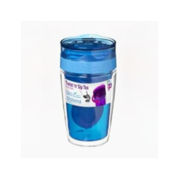 To Go Te Krus - 370 ml - Bl� - inkl. 2 ass. Bolerosticks