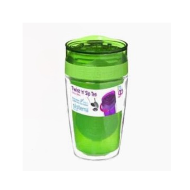 To Go Te Krus - 370 ml - Gr�n - inkl. 2 ass. Bolerosticks