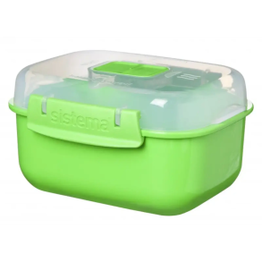 Microwave Boks - Gr�n - Inkl. 10 l�se sticks