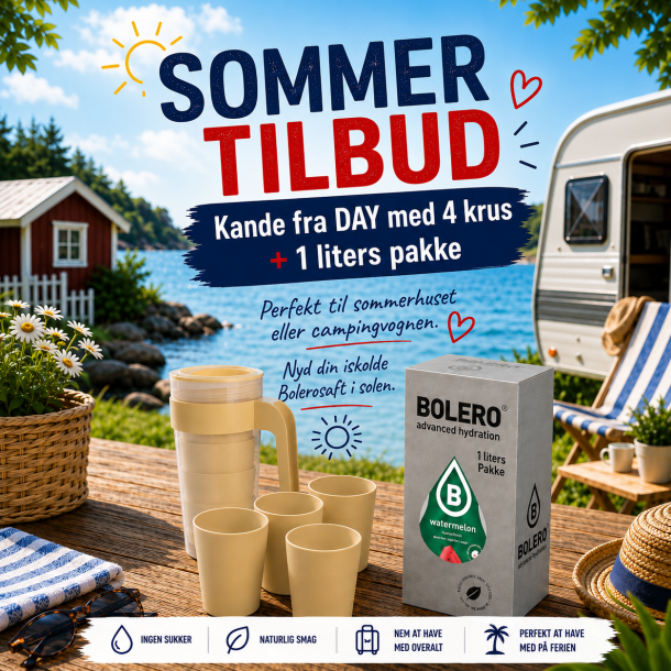 Sommer Tilbud - Kande og 1 liters pakke